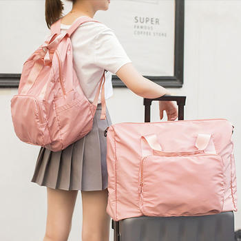 Hand-held Travel Foldable Bag Lightweight Travel Weekend Backpack Sunycat
